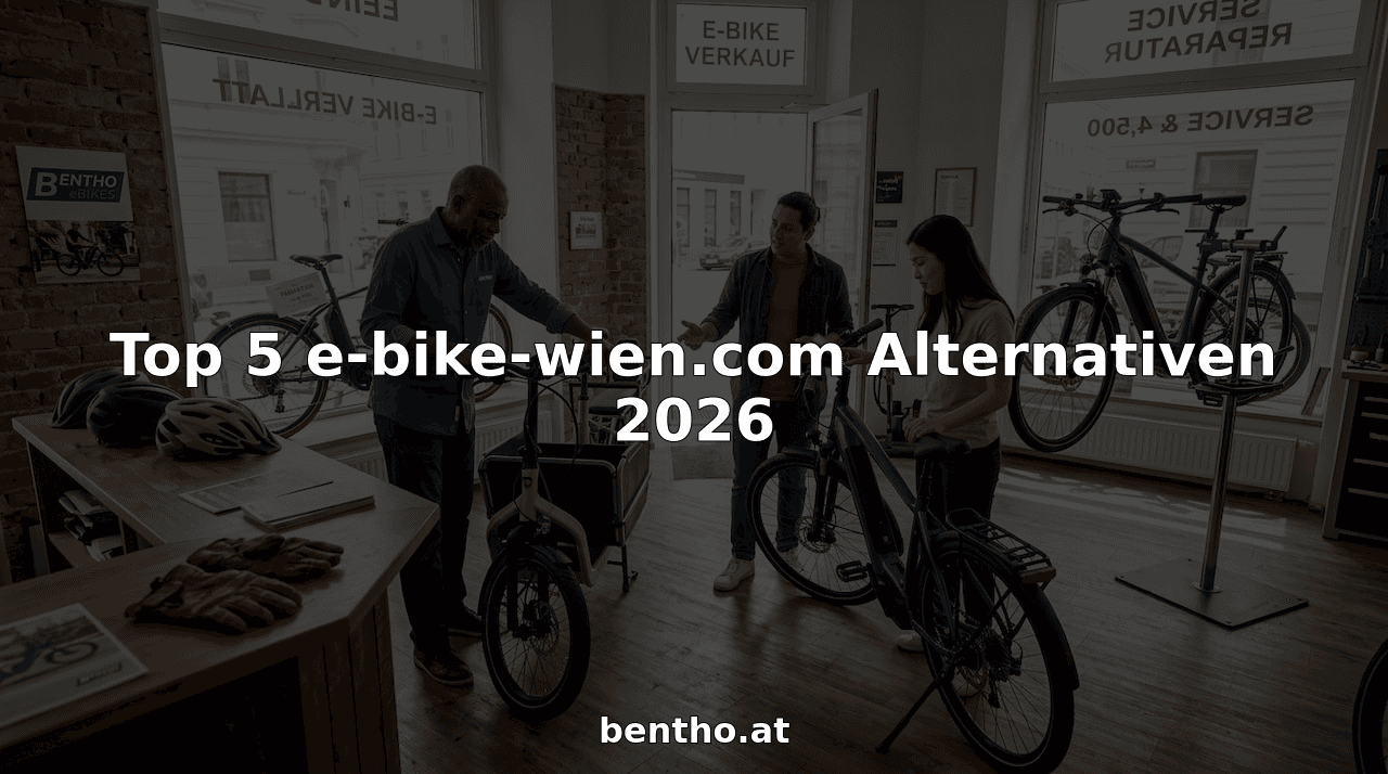 Top 5 e-bike-wien.com Alternativen 2026